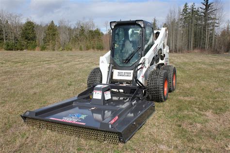 low flow skid steer brush mower|brush mower attachment skid steer.